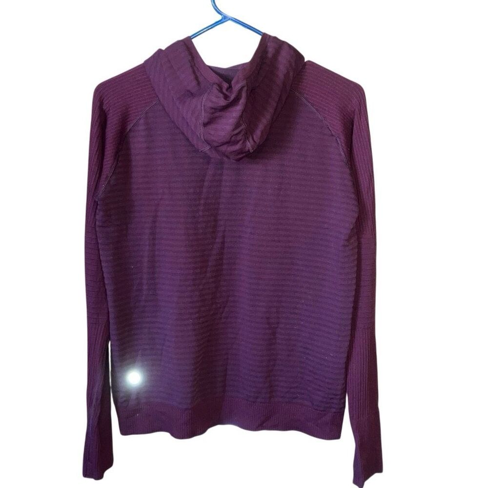 Lululemon Keep The Heat Thermal Hoodie In Dark Adobe wool blend sz 10 #758 - Picture 3 of 6